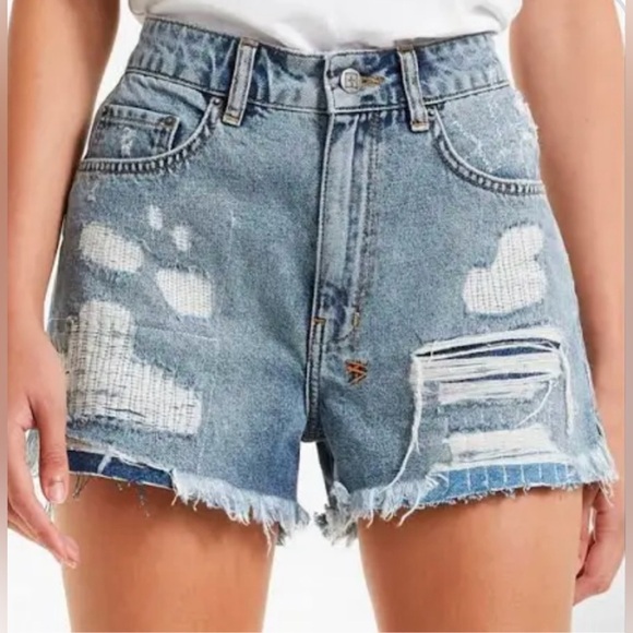 Ksubi Pants - KSUBI Boyfriend Distressed Short Loose Fit Women's Size 27 MidNite & Dusted